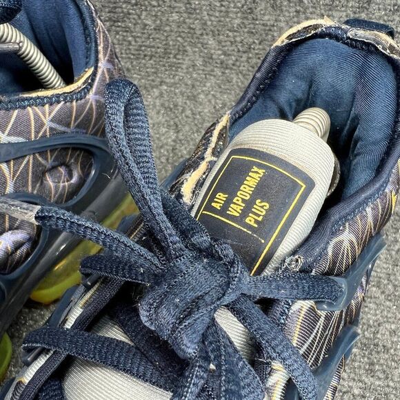 Nike Air VaporMax Plus Shoes‎ Men's Size 9.5 Geometric Obsidian Laser Orange - Picture 5 of 13